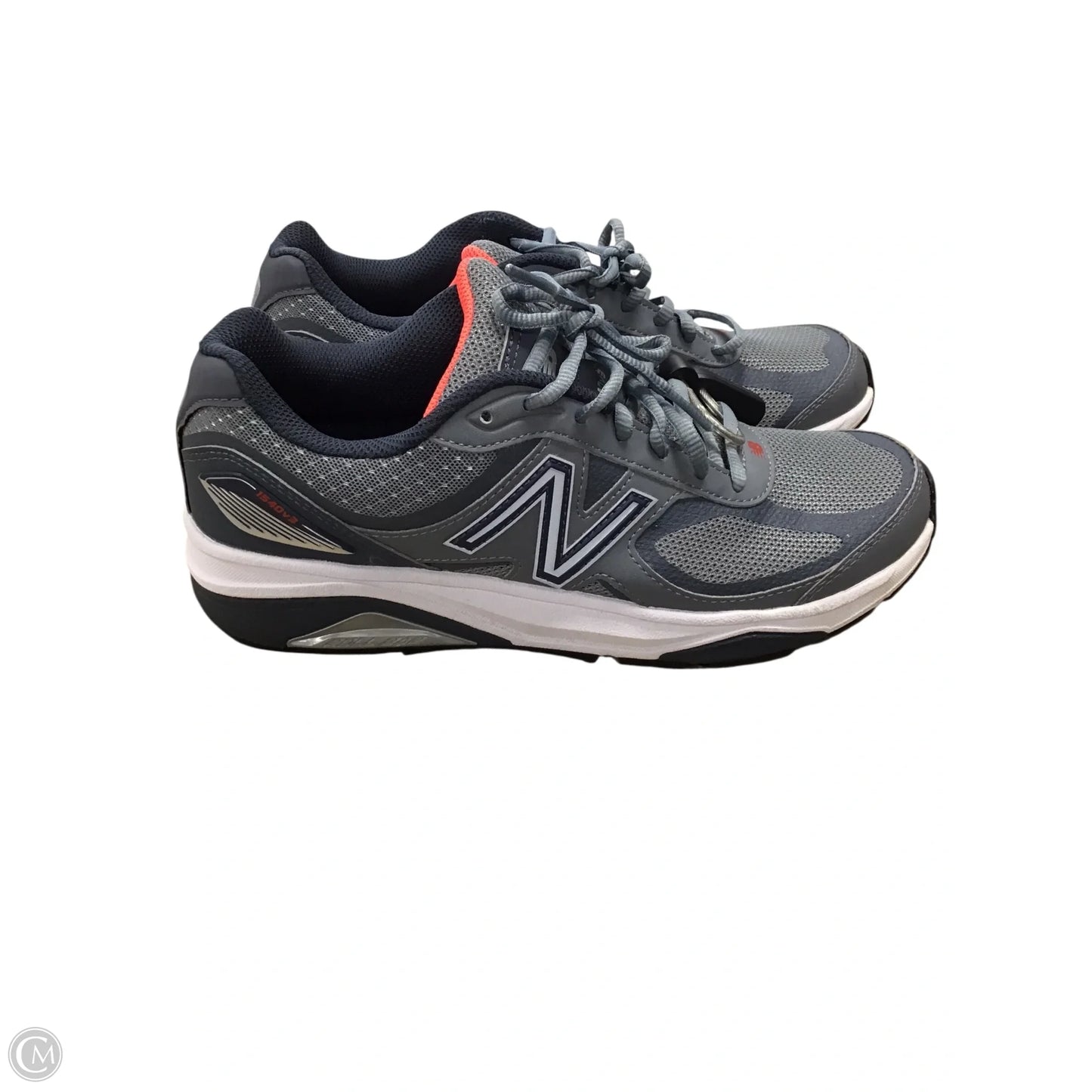 Shoes Athletic By New Balance In Grey & Orange, Size: 9.5
