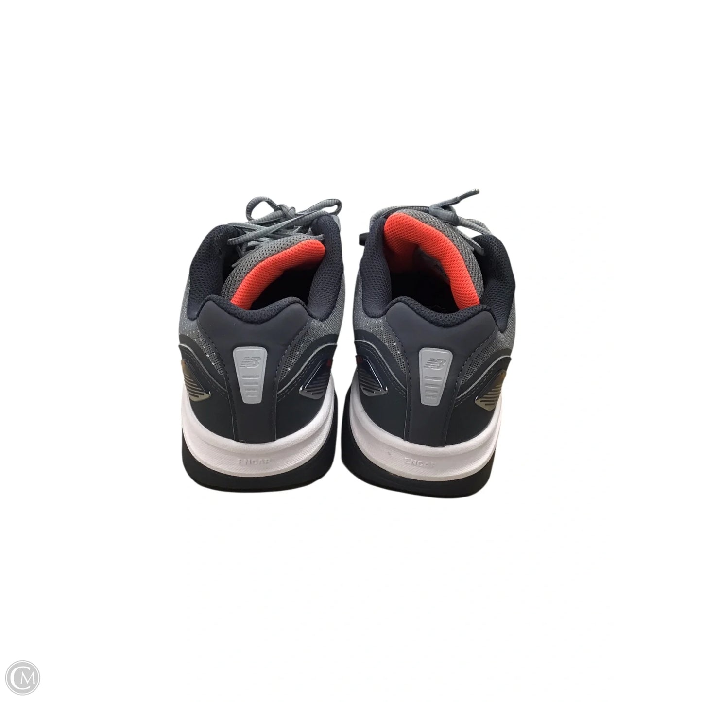Shoes Athletic By New Balance In Grey & Orange, Size: 9.5