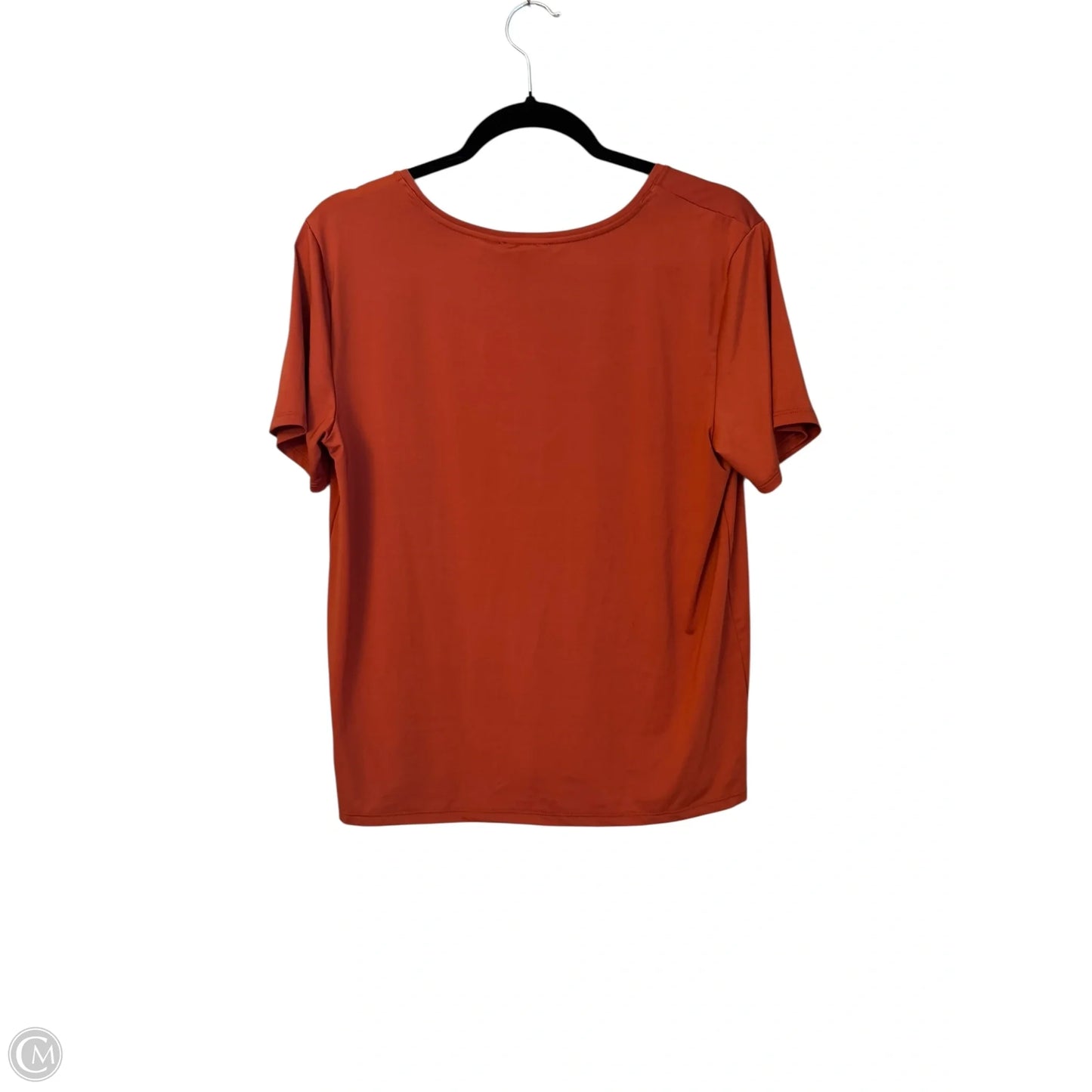 Top Short Sleeve By Express In Orange, Size: M