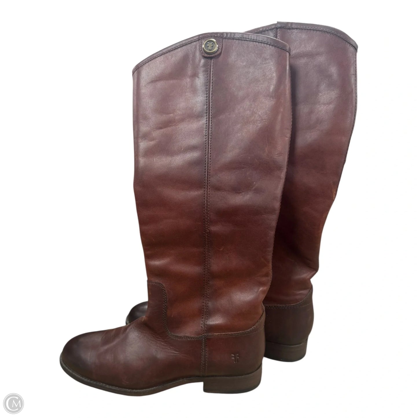 Boots Designer By Frye In Brown, Size: 6