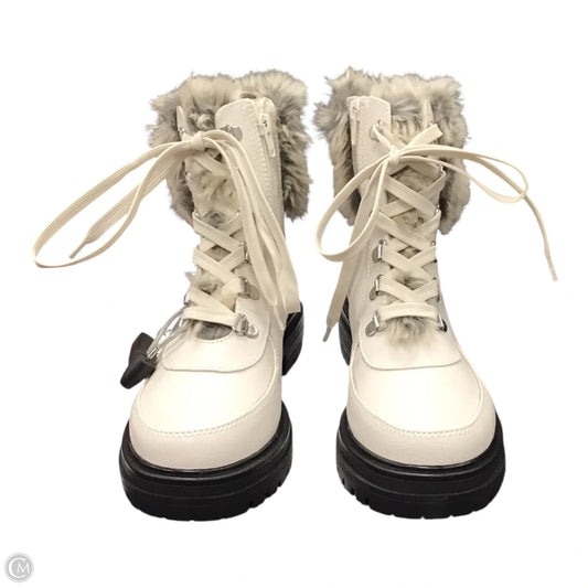 Boots Combat By Sun & Shadow In Cream, Size: 7.5