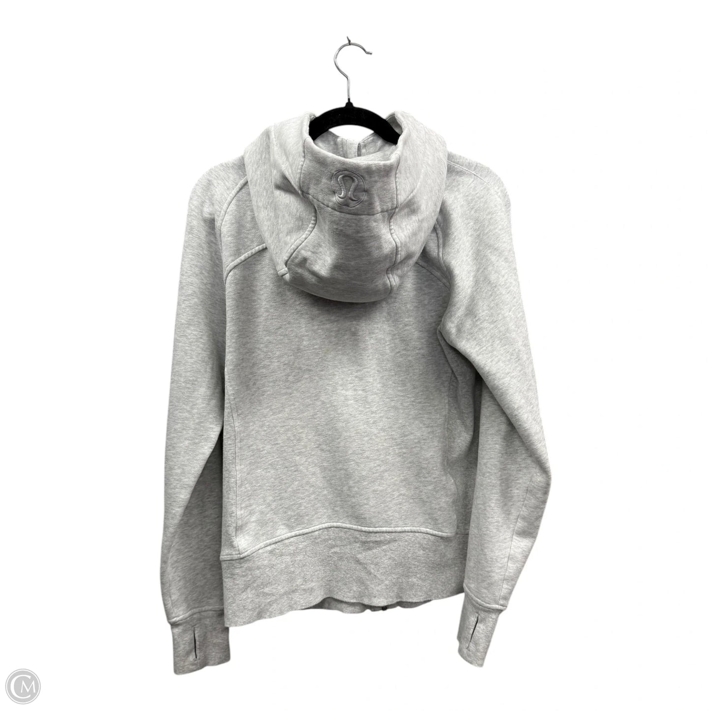 Athletic Jacket By Lululemon In Grey, Size: 10