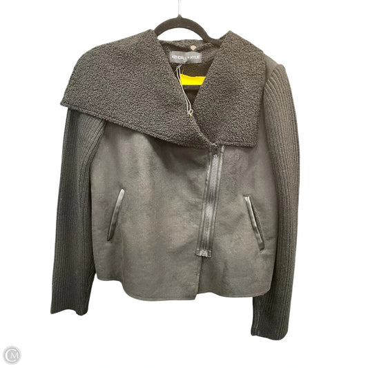 Jacket Faux Fur & Sherpa By Kendall + Kylie In Black, Size: L