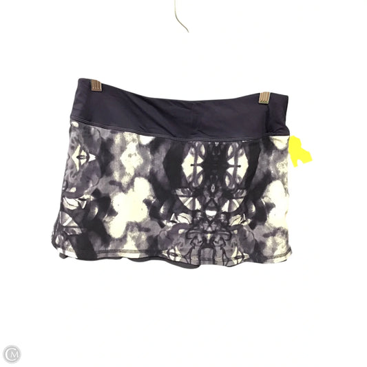 Athletic Skort By Lululemon In Tie Dye Print, Size: 6