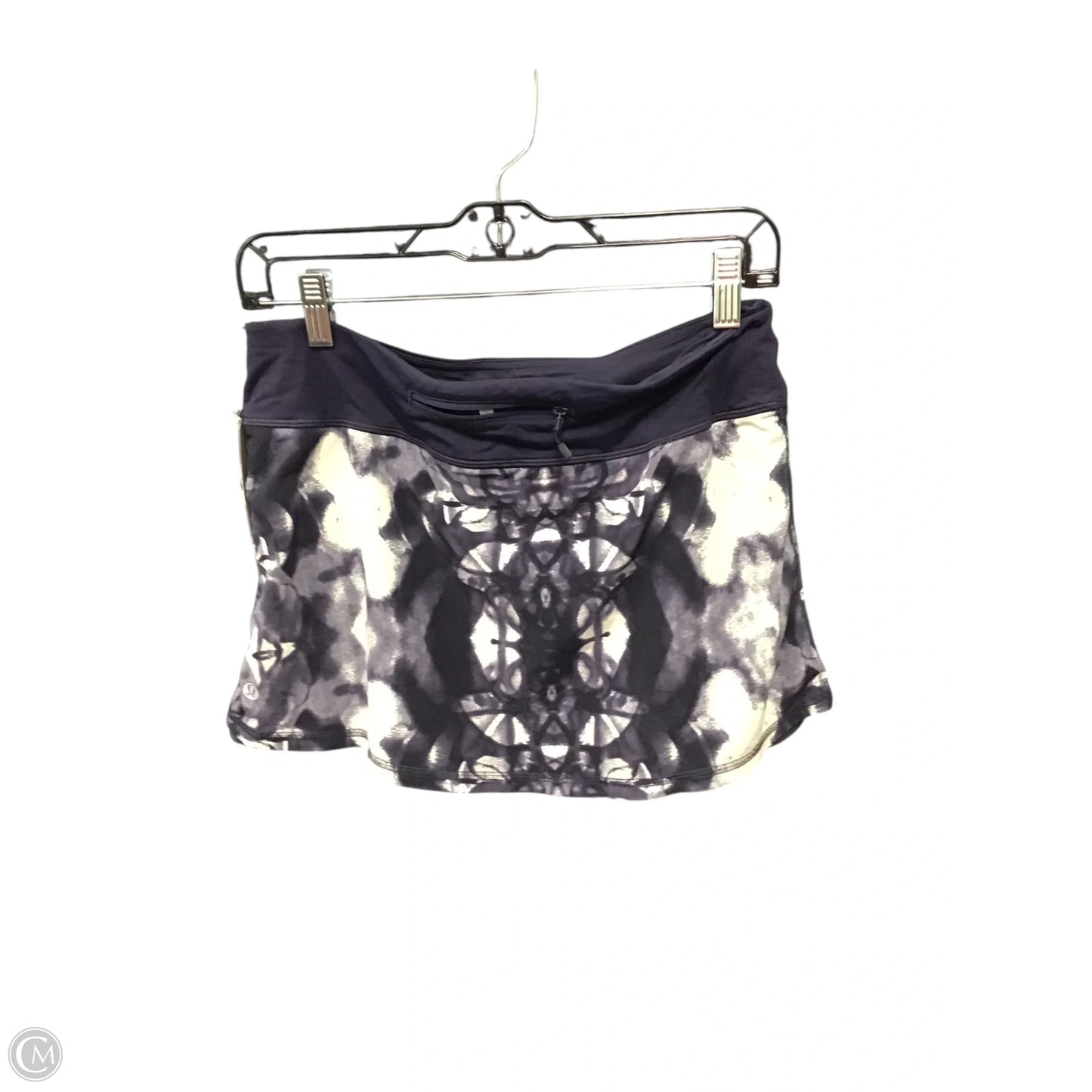 Athletic Skort By Lululemon In Tie Dye Print, Size: 6