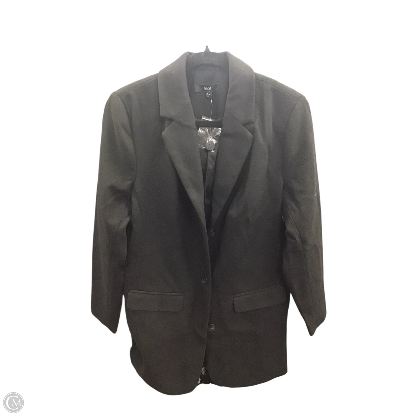 Coat Wool By Ellos In Black, Size: 14