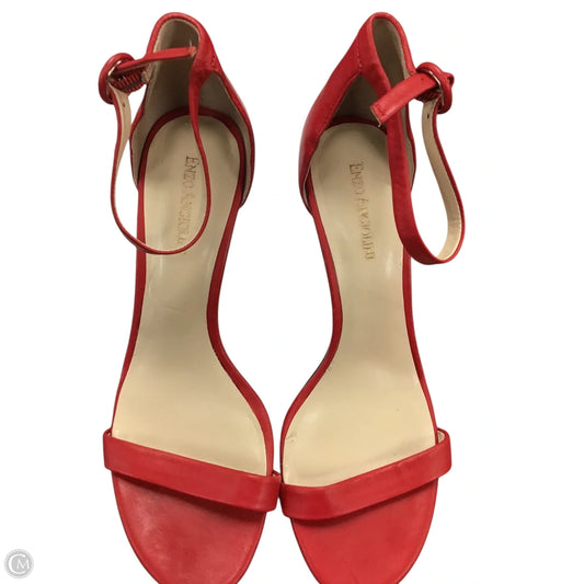Shoes Heels Kitten By Enzo Angiolini In Red, Size: 9