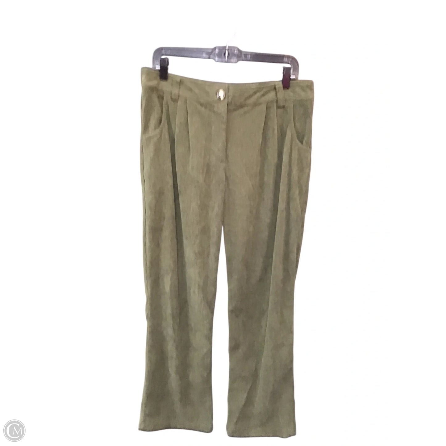 Pants Corduroy By Halara In Green, Size: L