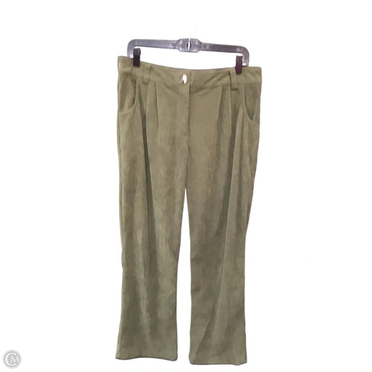 Pants Corduroy By Halara In Green, Size: L