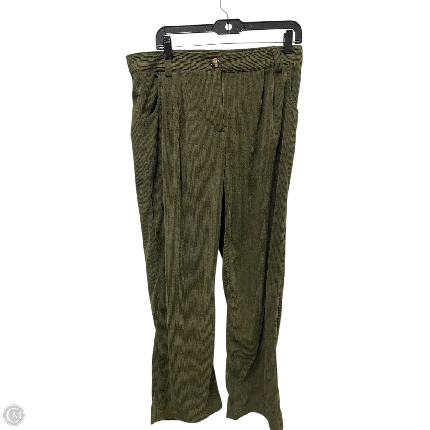 Pants Corduroy By Halara In Green, Size: L