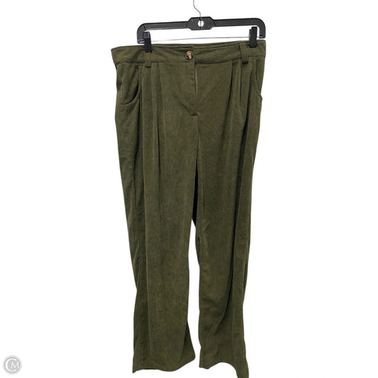 Pants Corduroy By Halara In Green, Size: L
