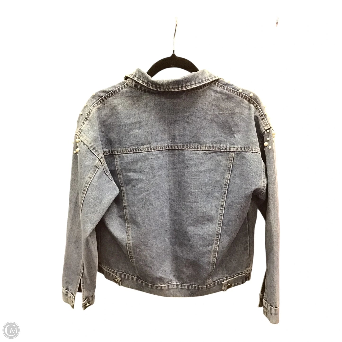 Jacket Denim By Clothes Mentor In Blue Denim, Size: S