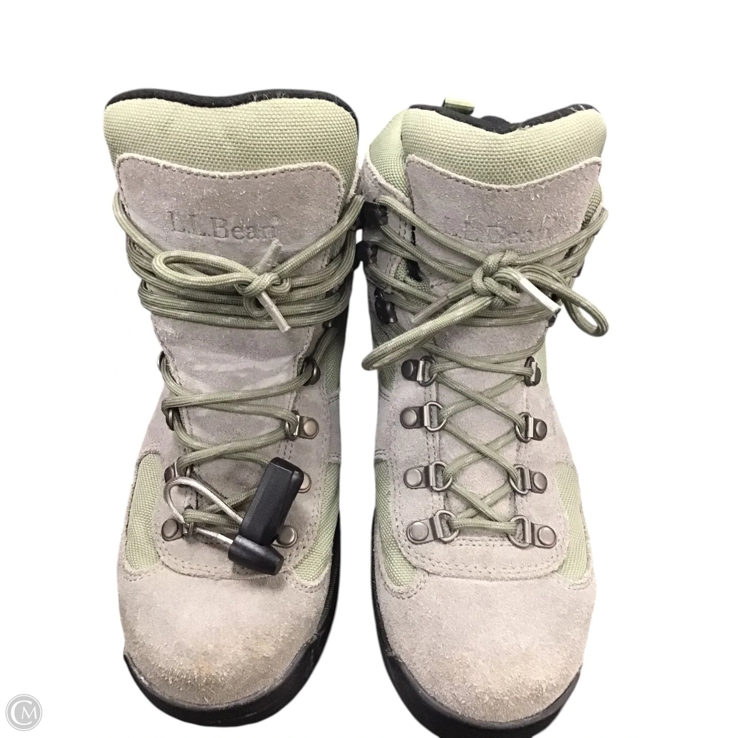 Boots Hiking By L.l. Bean In Green & Grey, Size: 11