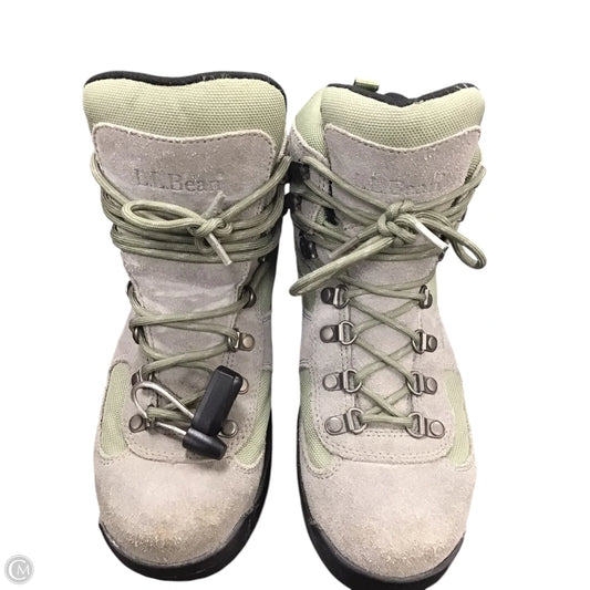 Boots Hiking By L.l. Bean In Green & Grey, Size: 11