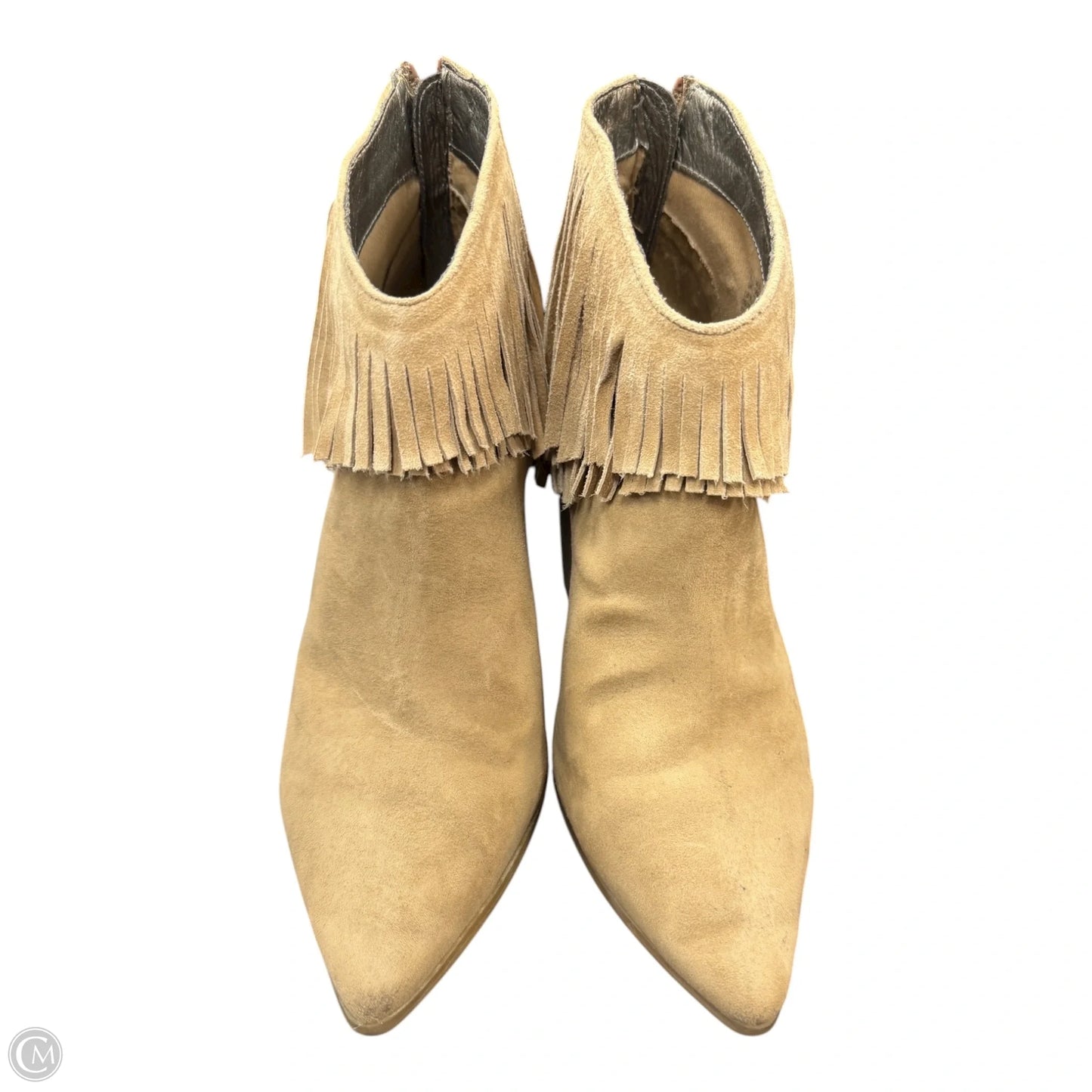 Boots Ankle Heels By Kenneth Cole Reaction In Tan, Size: 8.5