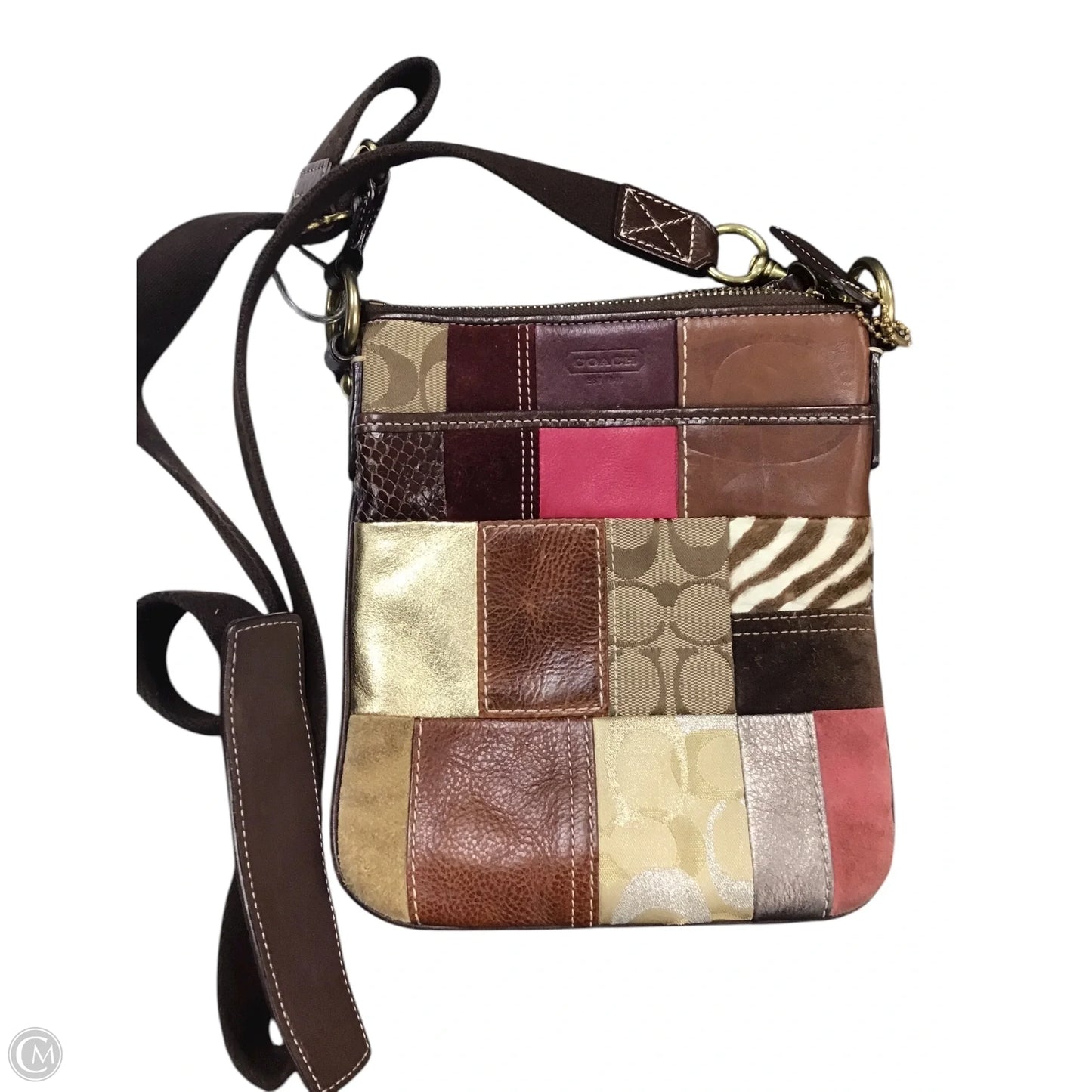 Crossbody Designer By Coach, Size: Medium