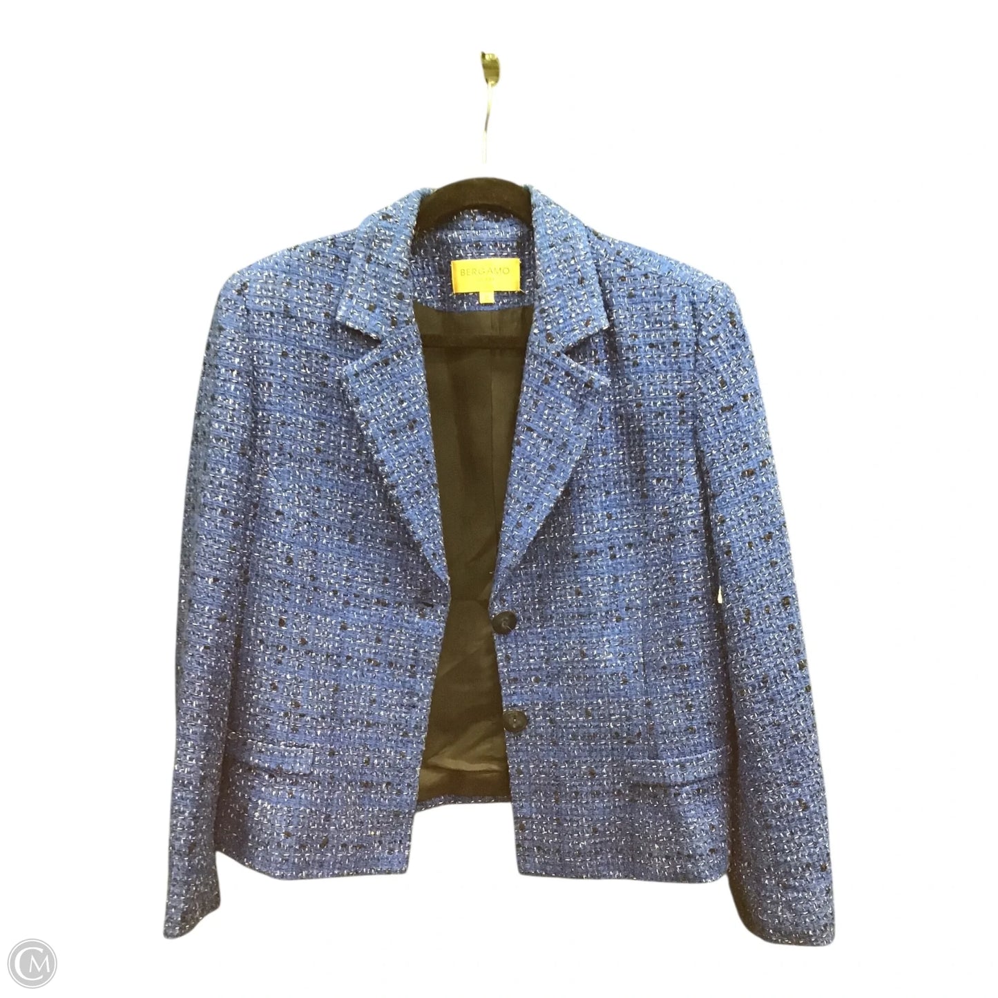 Blazer By Clothes Mentor In Blue, Size: 12
