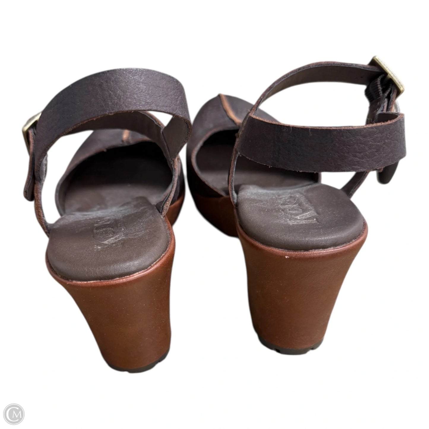 Shoes Heels Block By Korks In Brown, Size: 8