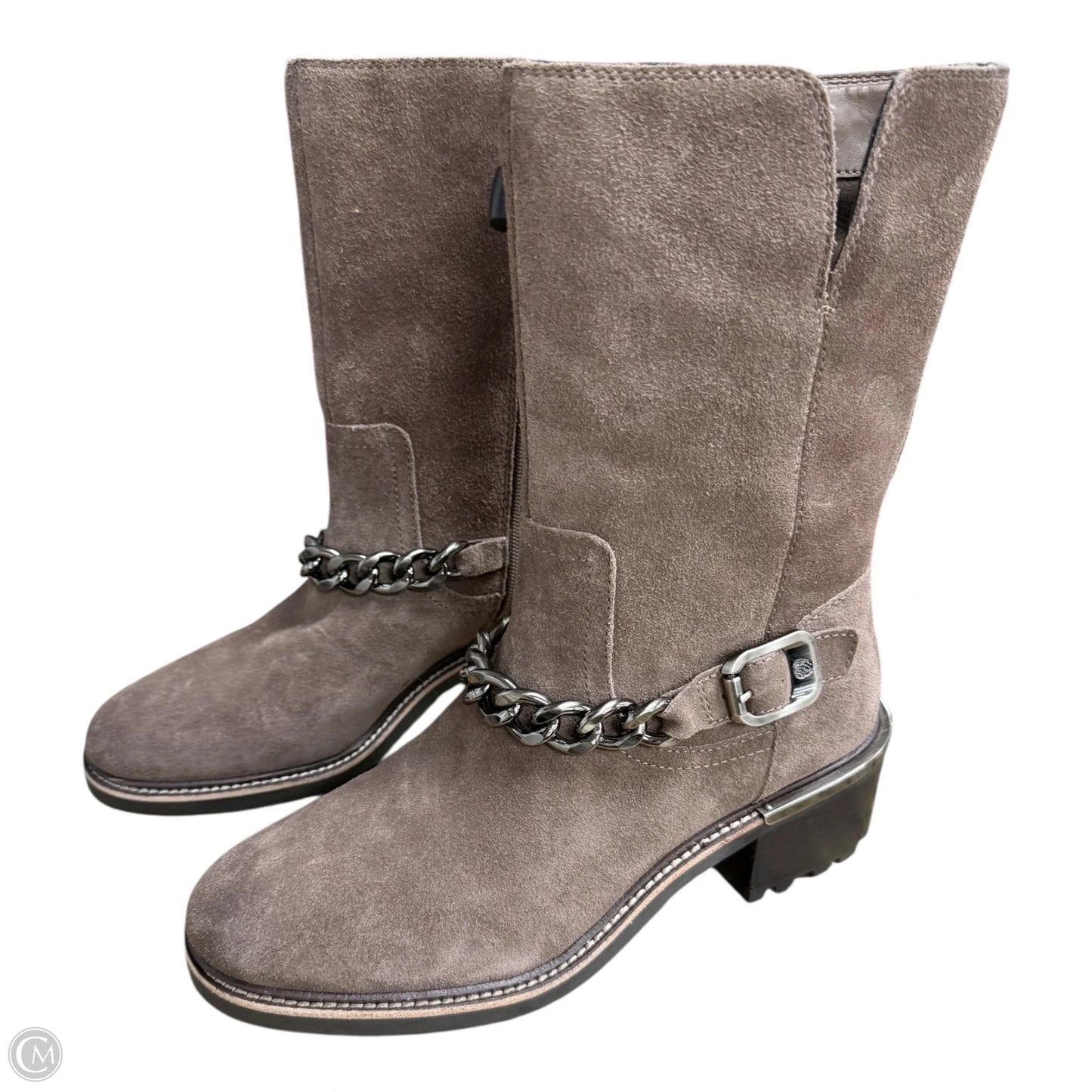 Boots Combat By Vince Camuto In Brown, Size: 8.5