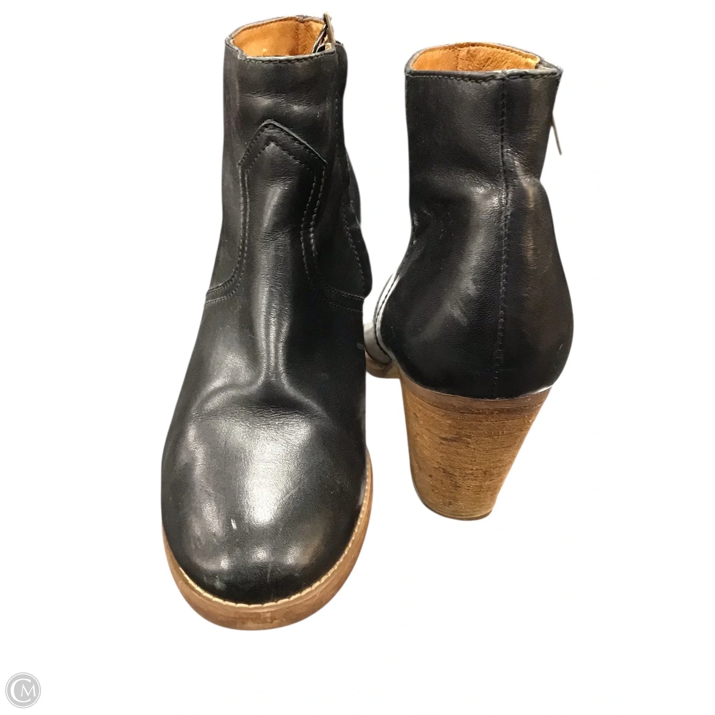 Boots Ankle Heels By Madewell In Black, Size: 10