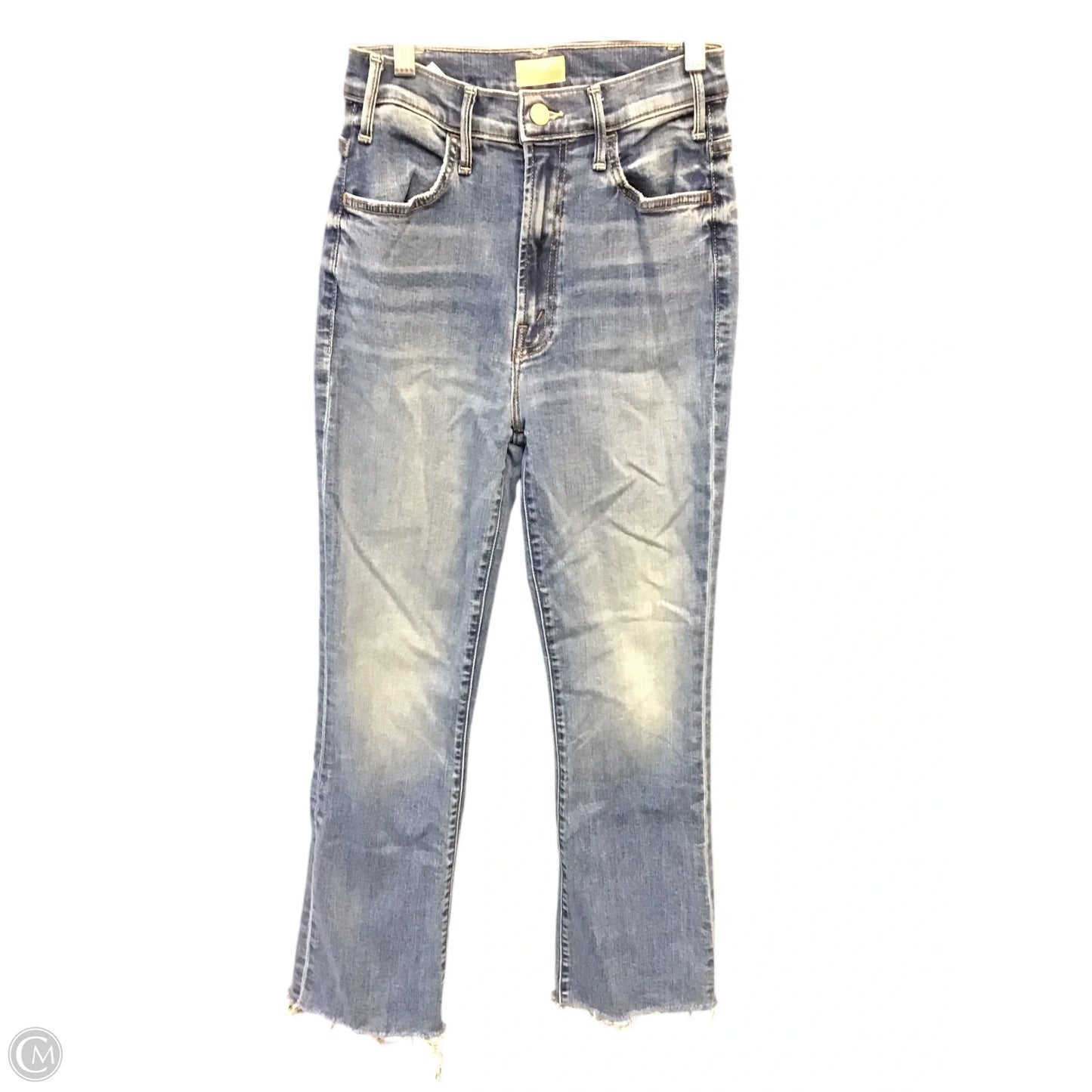 Jeans Straight By Mother In Blue Denim, Size: 2