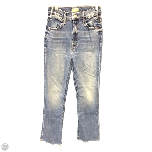 Jeans Straight By Mother In Blue Denim, Size: 2
