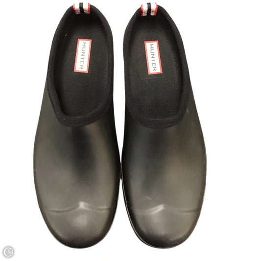 Boots Ankle Heels By Hunter In Black, Size: 10