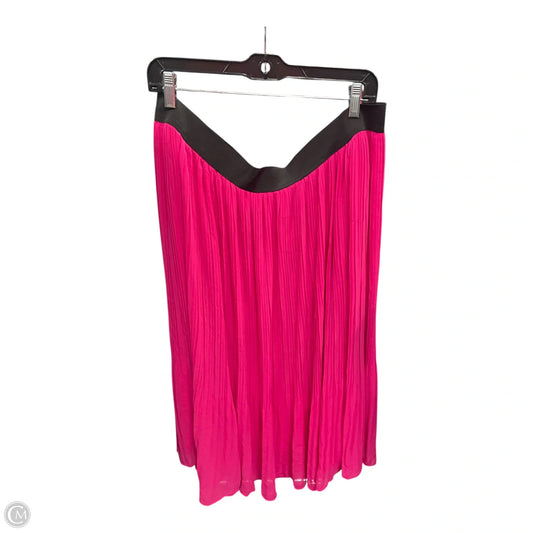 Skirt Midi By Torrid In Pink, Size: 2x