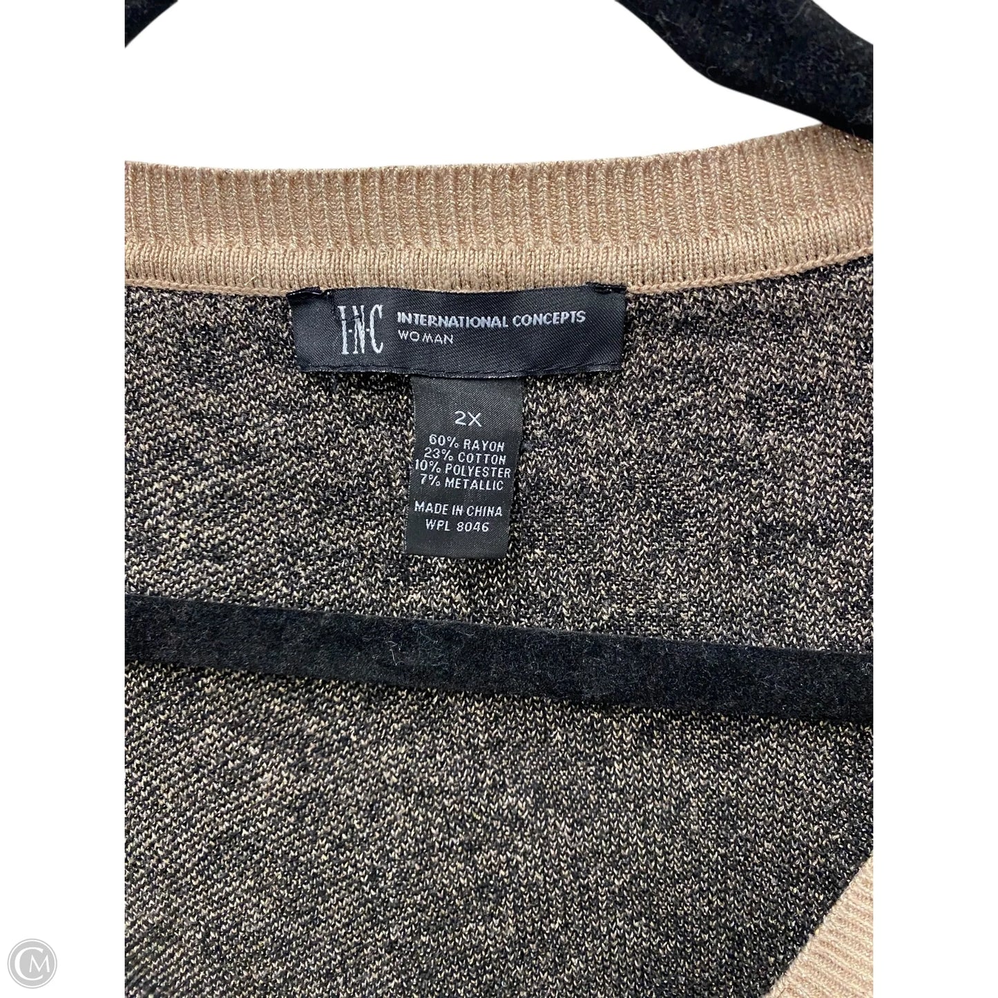 Sweater By Inc In Animal Print, Size: 2x