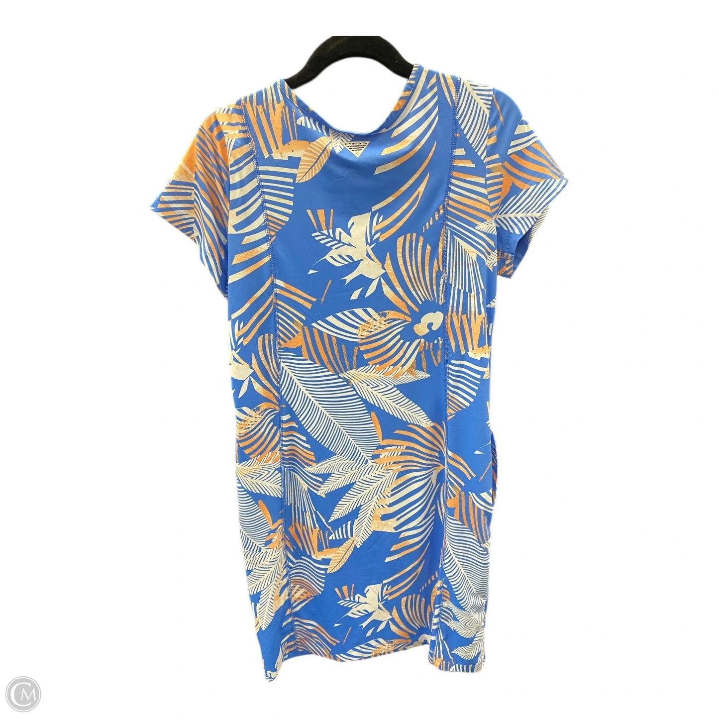 Athletic Dress By Columbia In Blue & Orange, Size: M