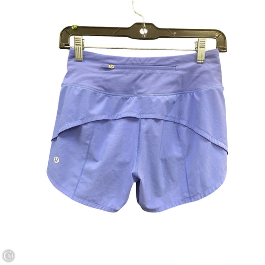 Athletic Shorts By Lululemon In Blue, Size: 2