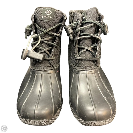 Boots Rain By Sperry In Black, Size: 6