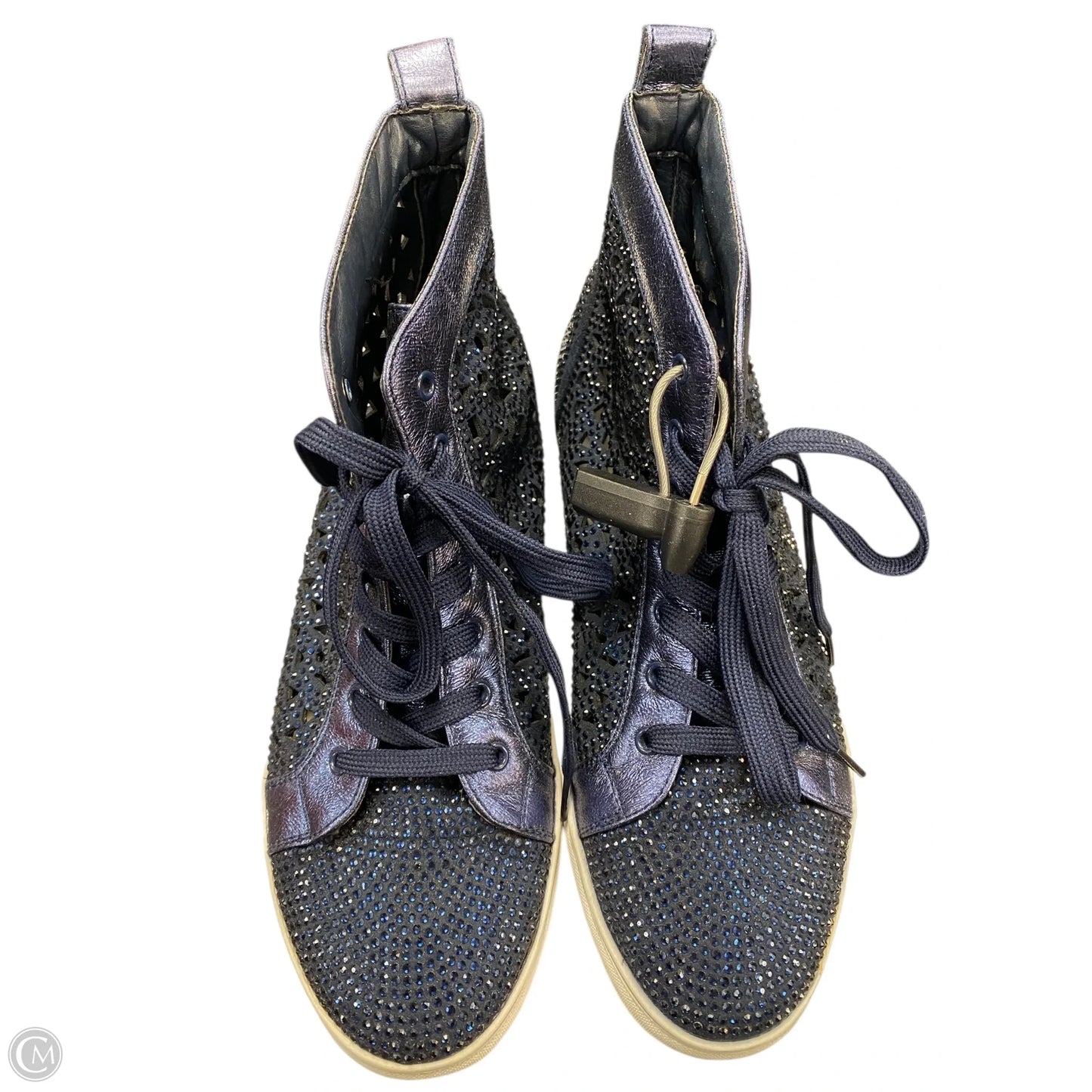 Shoes Sneakers By Clothes Mentor In Navy, Size: 10.5