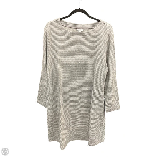 Dress Sweater By J. Jill In Grey, Size: Lp