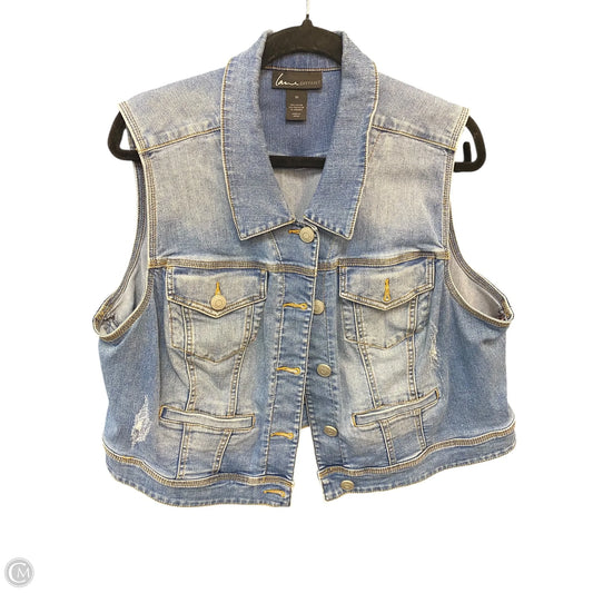Vest Other By Lane Bryant In Blue, Size: 20