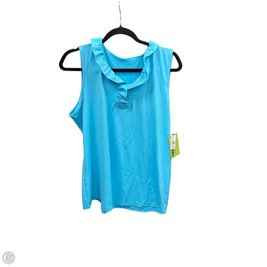 Top Short Sleeve By Clothes Mentor In Blue, Size: Xl