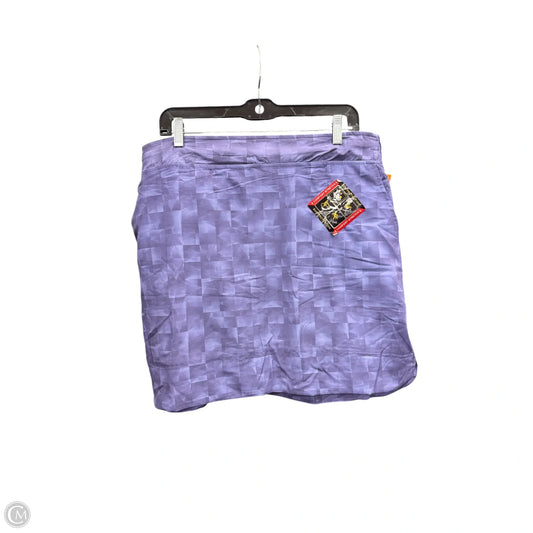Athletic Skort By Zero Xposure In Purple, Size: Xl