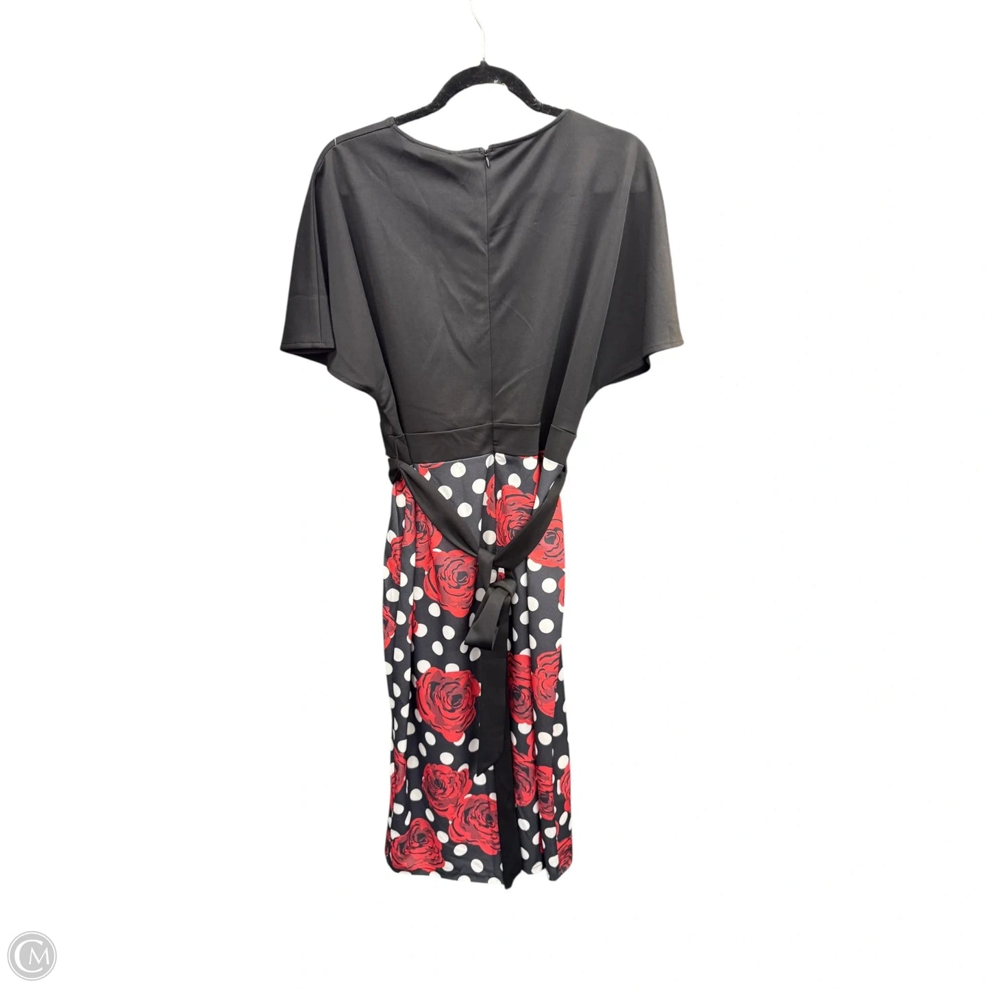Dress Casual Short By Grace Karin In Black & Red, Size: 2x