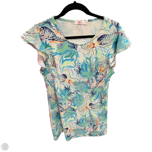 Dress Casual Short By Aryeh In Nautical Print, Size: Xl