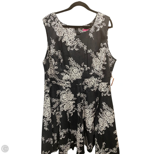 Dress Casual Short By Clothes Mentor In Floral Print, Size: 3x