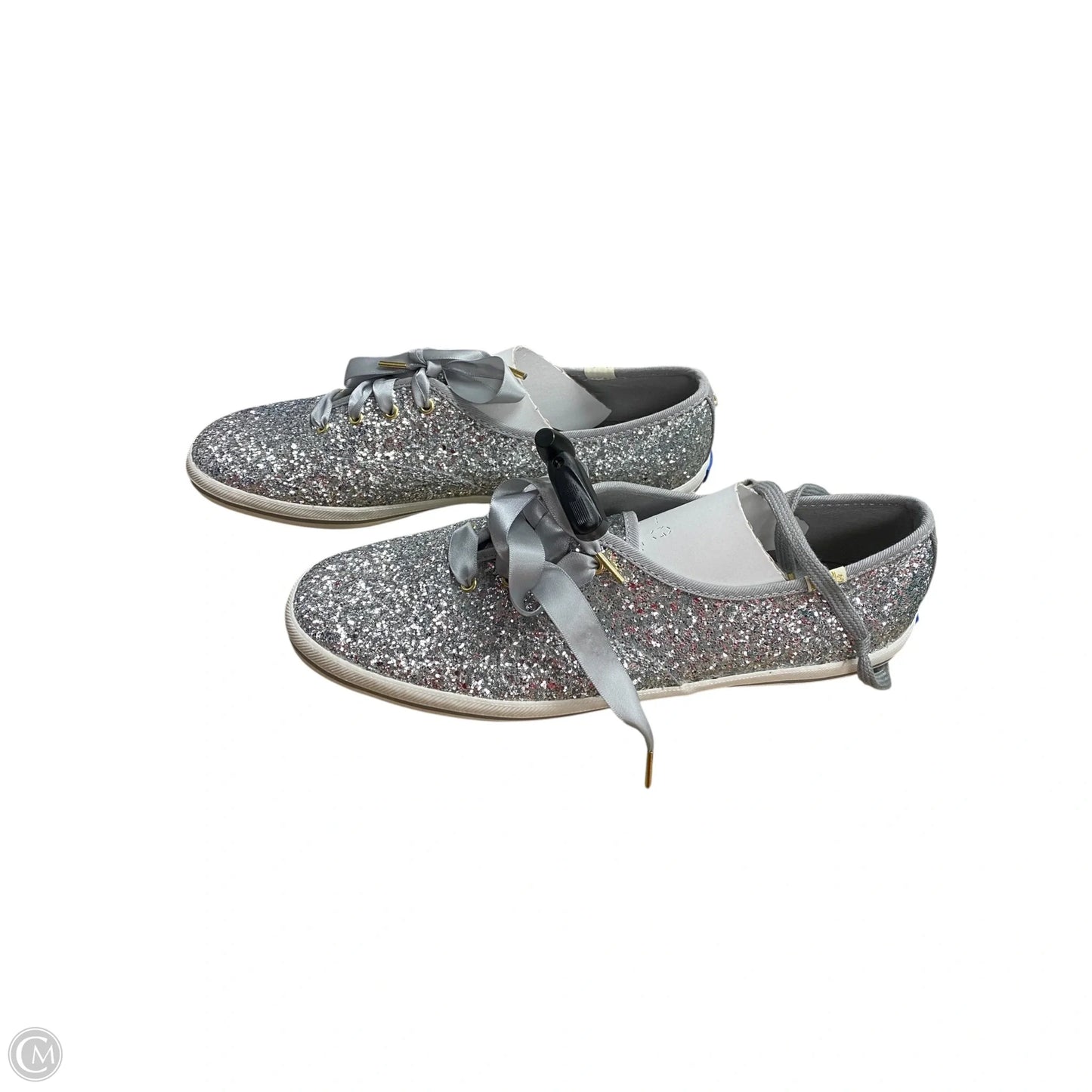 Shoes Sneakers By Keds In Silver, Size: 10