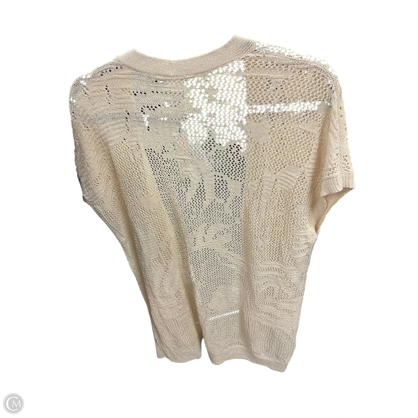 Cardigan By Chicos In Gold, Size: Xxl