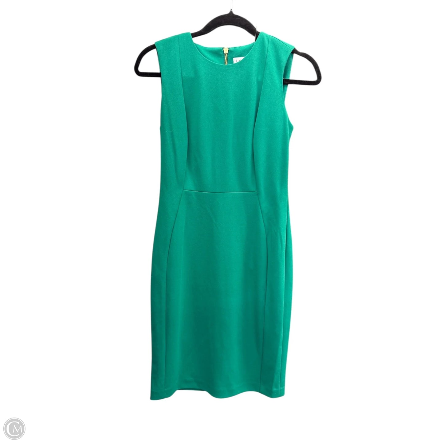 Dress Casual Short By Calvin Klein In Green, Size: 4