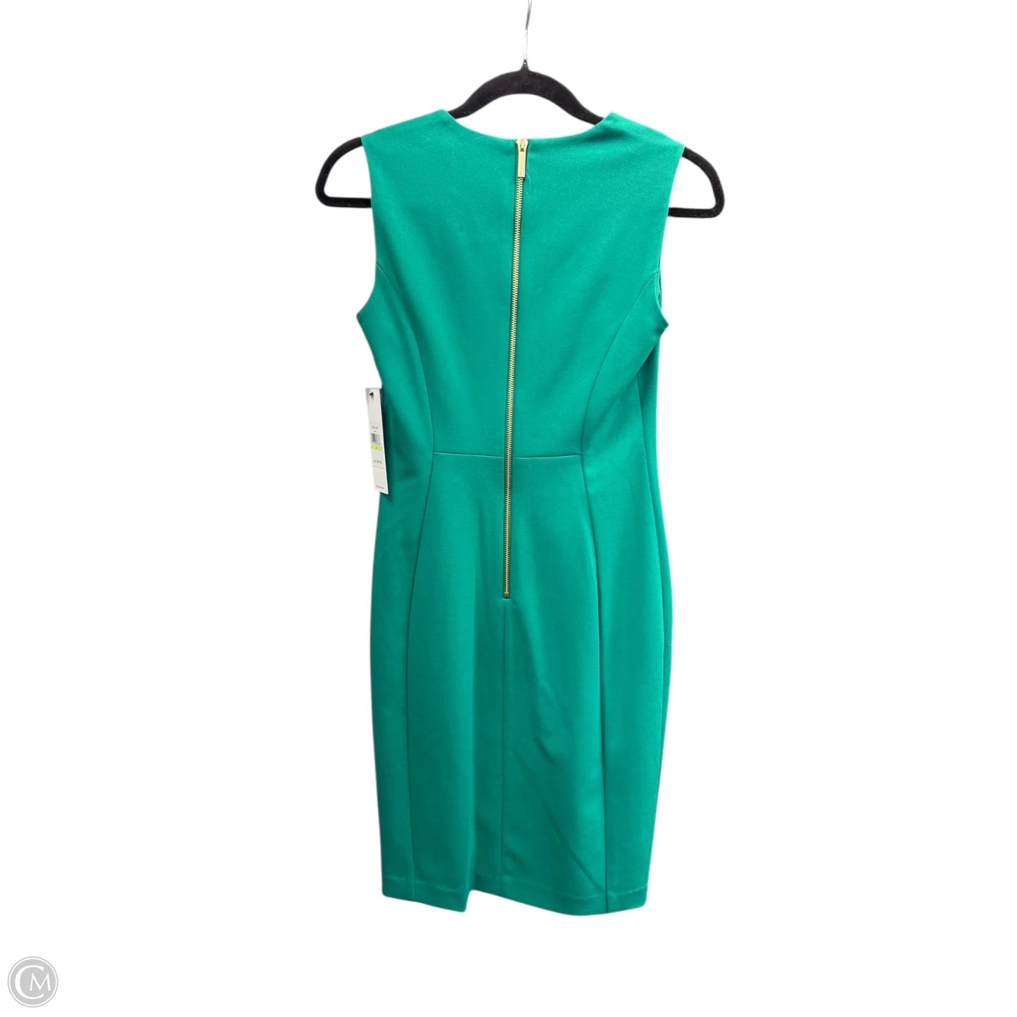 Dress Casual Short By Calvin Klein In Green, Size: 4