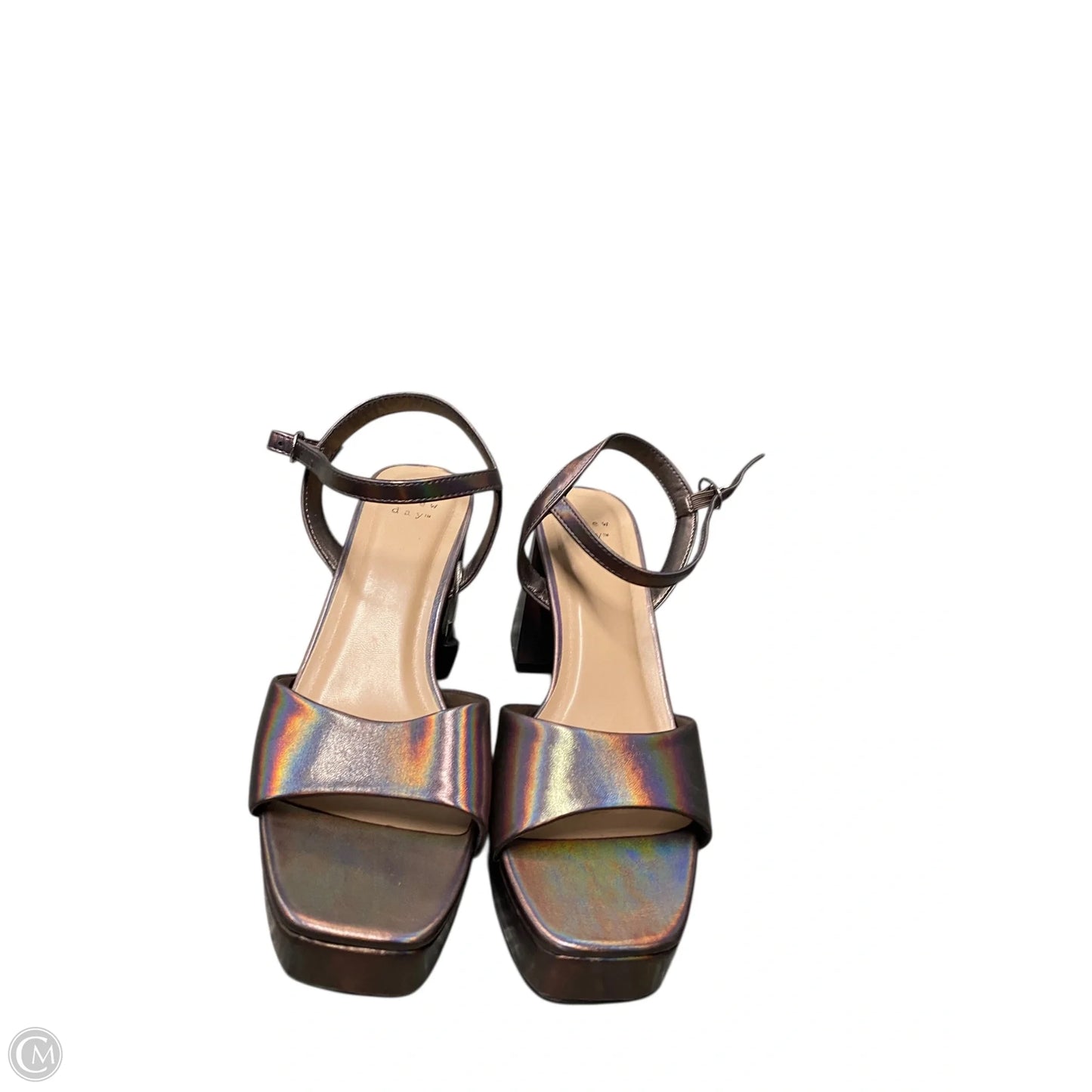 Shoes Heels Block By A New Day In Purple, Size: 9.5