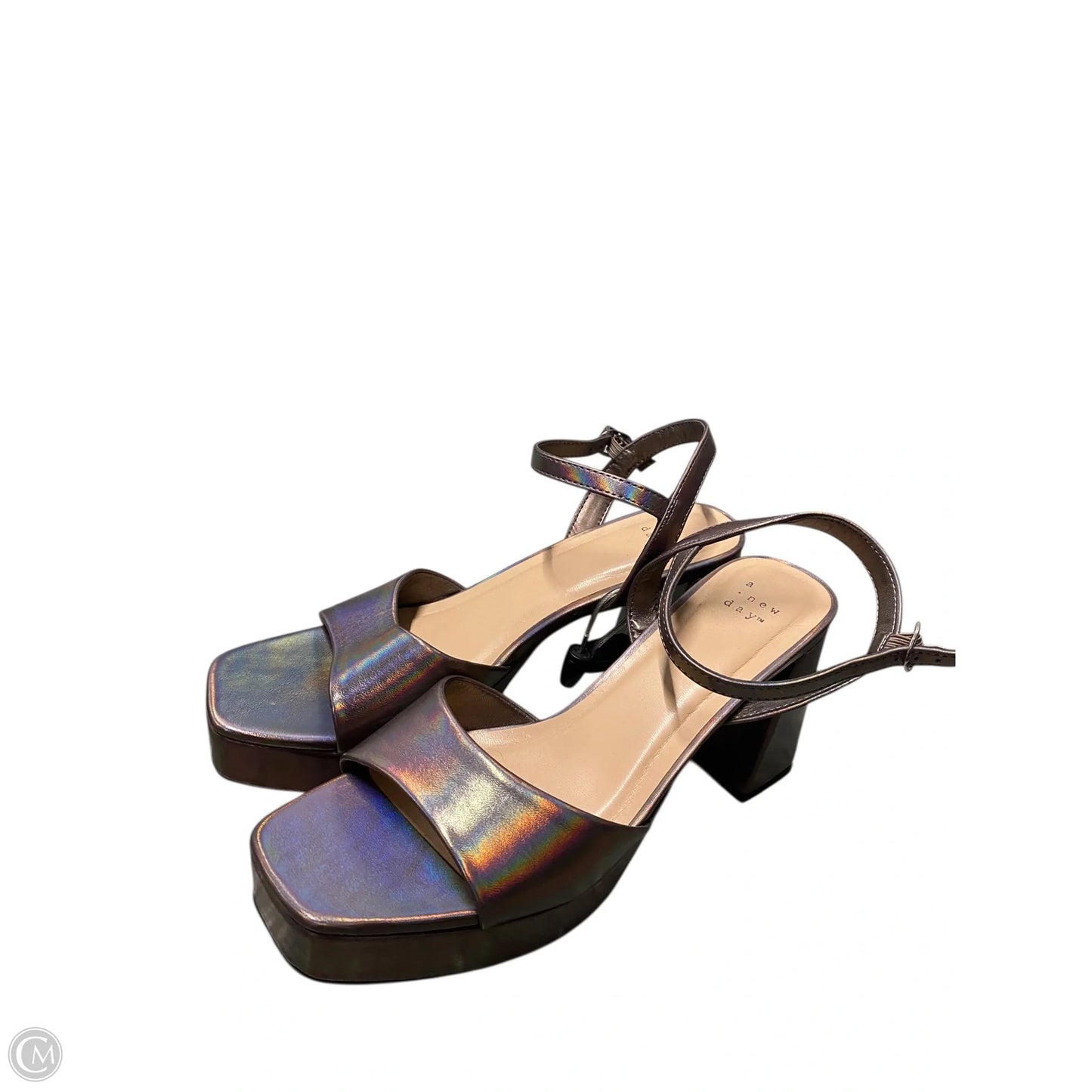 Shoes Heels Block By A New Day In Purple, Size: 9.5