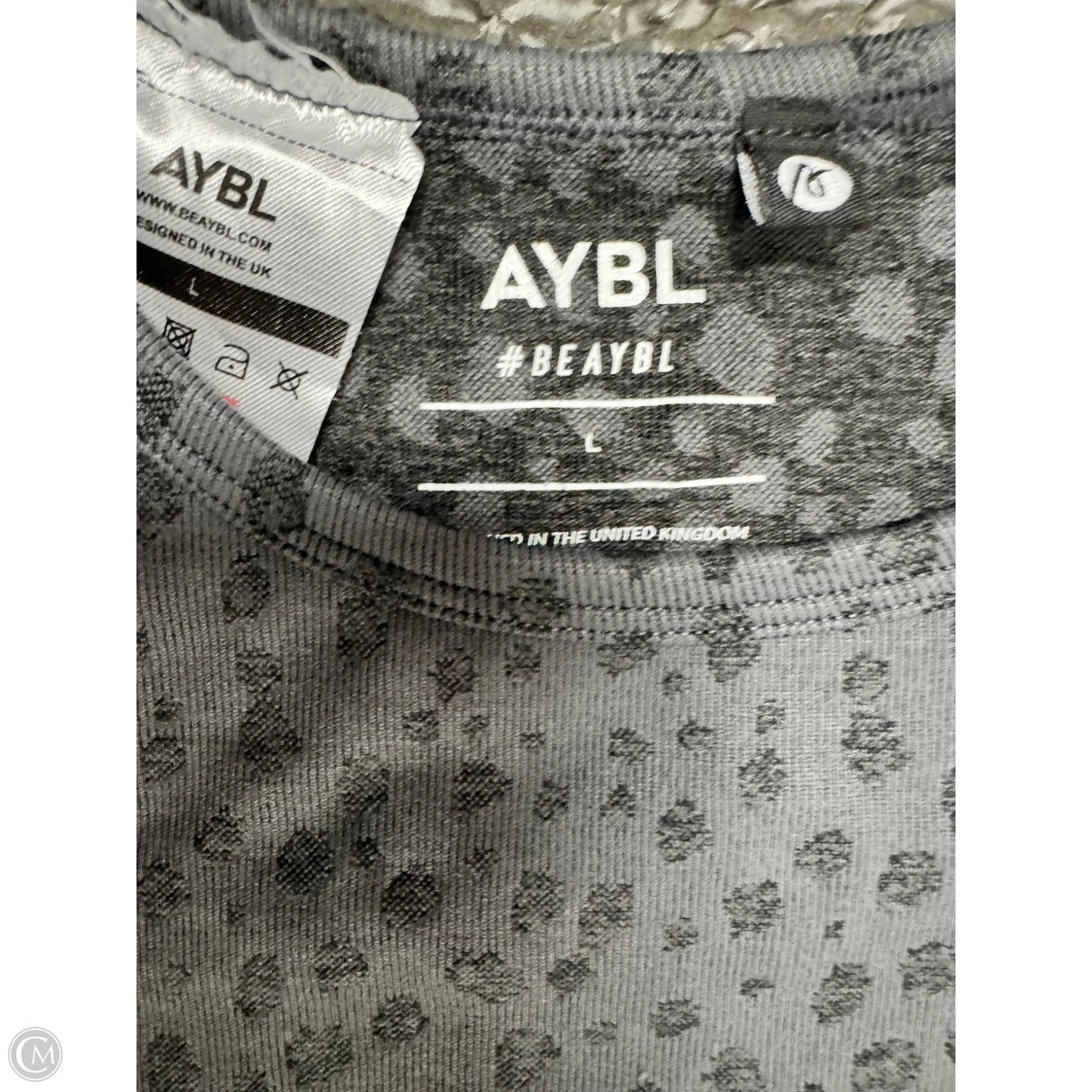 Athletic Top Long Sleeve Crewneck By Clothes Mentor In Grey, Size: L