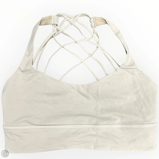 Athletic Bra By Lululemon In Grey, Size: 12