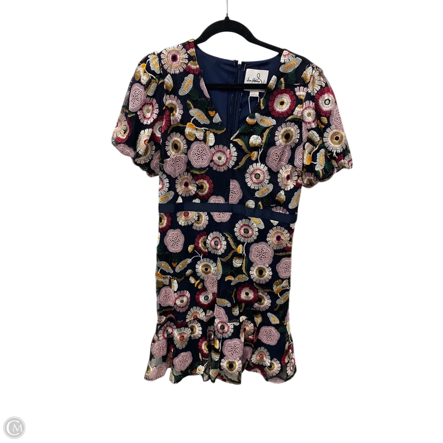 Dress Casual Midi By Sam Edelman In Blue & Pink, Size: 8