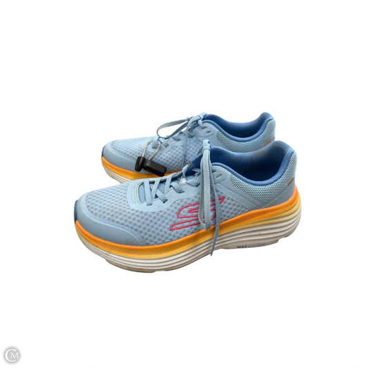 Shoes Athletic By Skechers In Blue & Orange, Size: 8.5